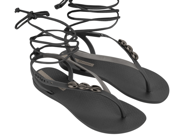 IPANEMA SALTY SANDAL FEM BLACK/SILVER