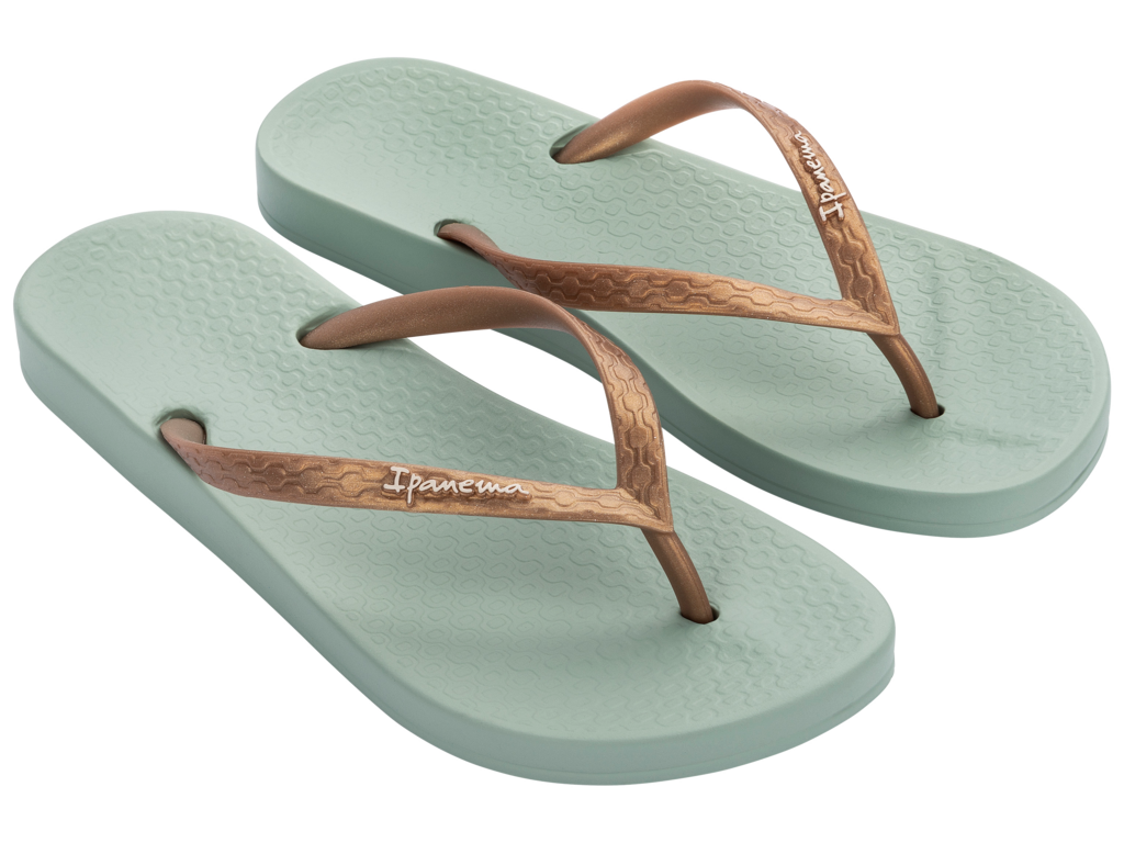 IPANEMA ANATOMIC TAN FEM GREEN/GOLD