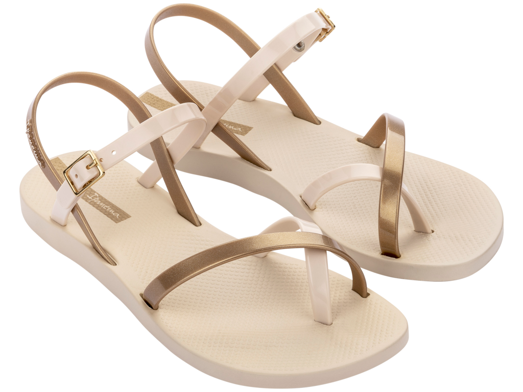 IPANEMA FASHION SAND VIII FEM BEIGE/GOLD