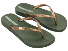 Load image into Gallery viewer, IPANEMA ANATOMIC BRASILIDADE FEM GREEN/GOLD
