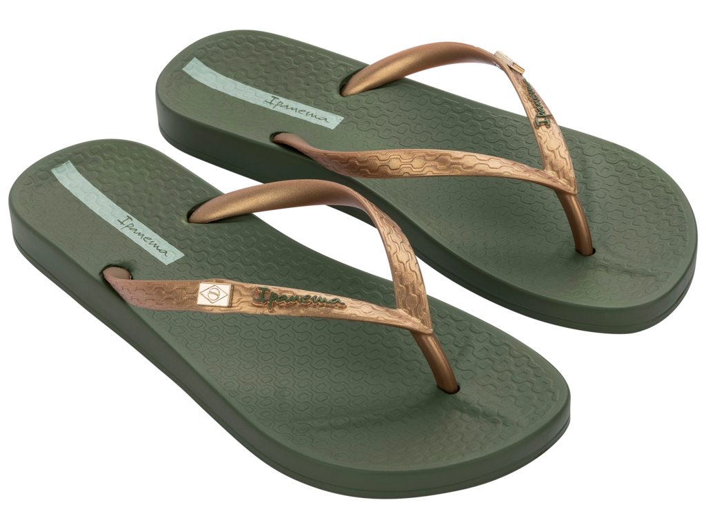 IPANEMA ANATOMIC BRASILIDADE FEM GREEN/GOLD