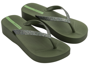 IPANEMA MESH CHIC PLAT FEM GREEN/GLITTER