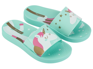 IPANEMA URBAN V SLIDE KIDS GREEN/GREEN/WHITE