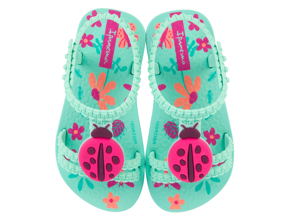 IPANEMA DAISY II BABY GREEN/GREEN/PINK