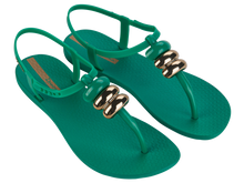 Load image into Gallery viewer, IPANEMA CLASS BLOWN UP SANDAL FEM GREEN/BRONZE
