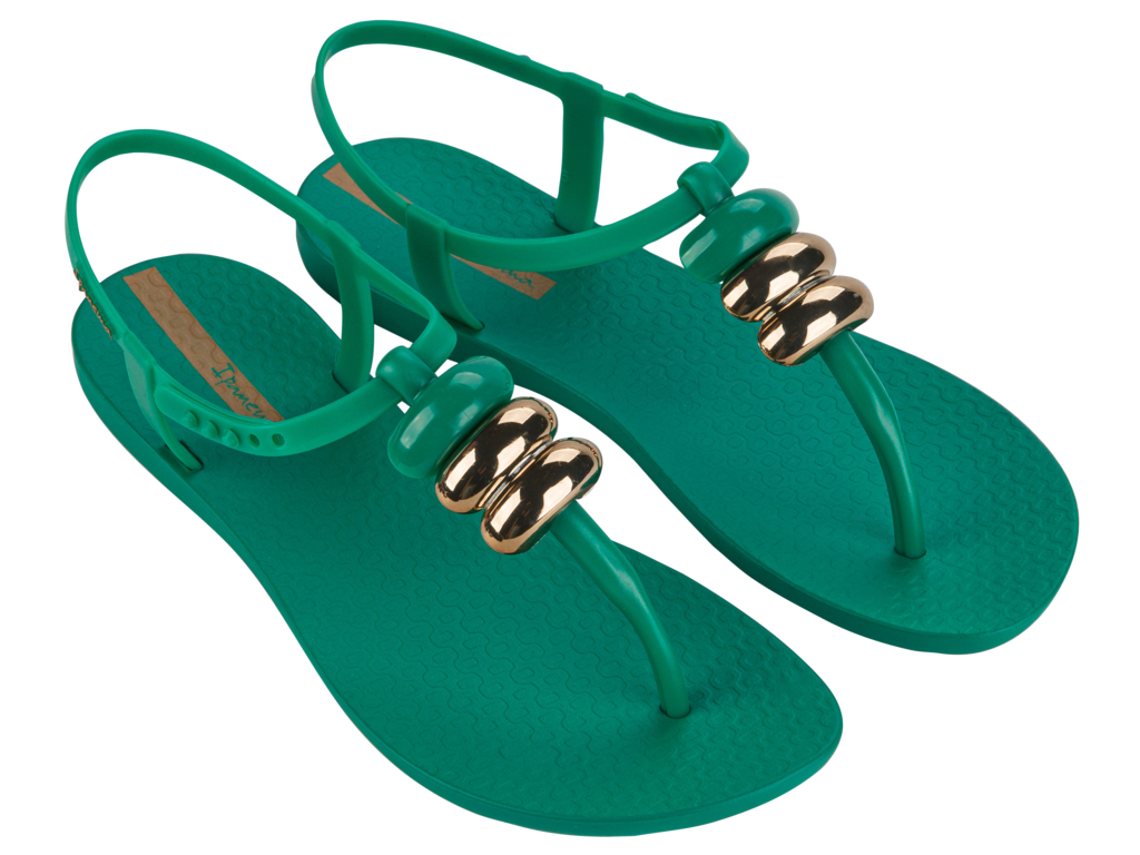 IPANEMA CLASS BLOWN UP SANDAL FEM GREEN/BRONZE