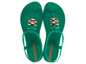 IPANEMA CLASS BLOWN UP SANDAL FEM GREEN/BRONZE