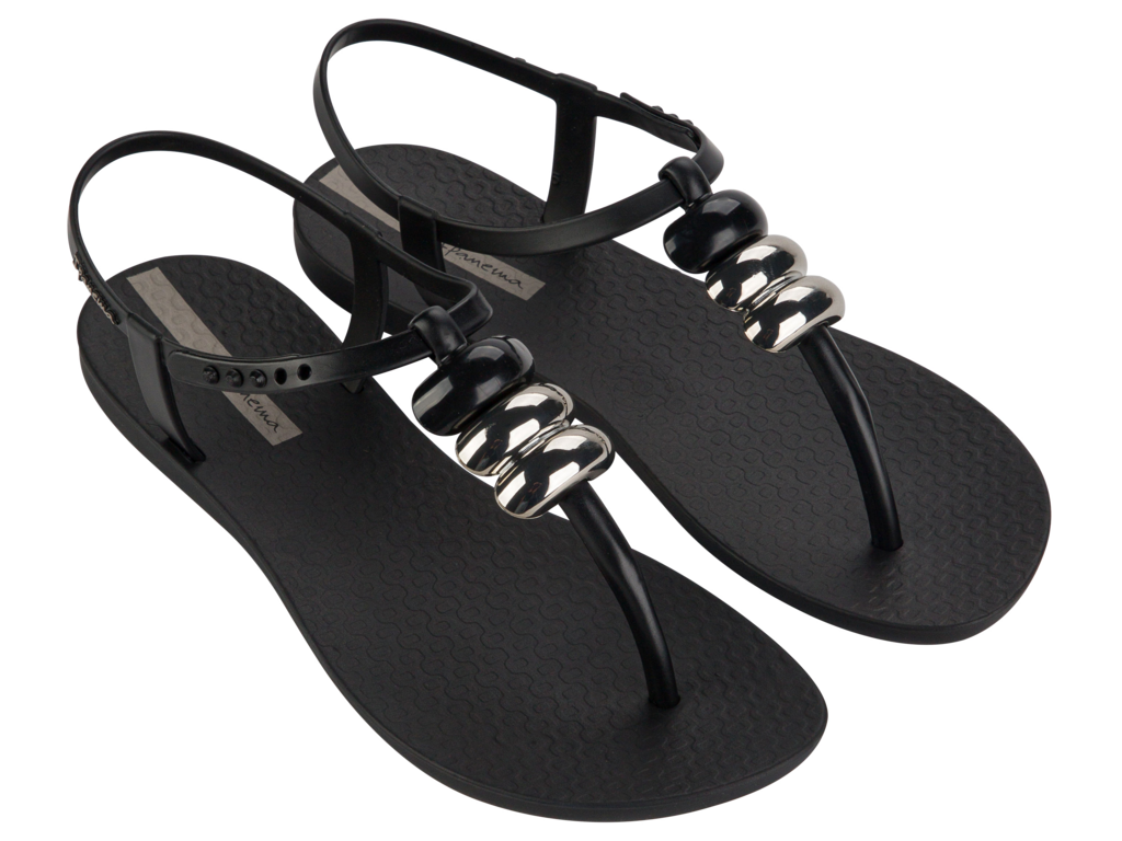 IPANEMA CLASS BLOWN UP SANDAL FEM BLACK/ONIX