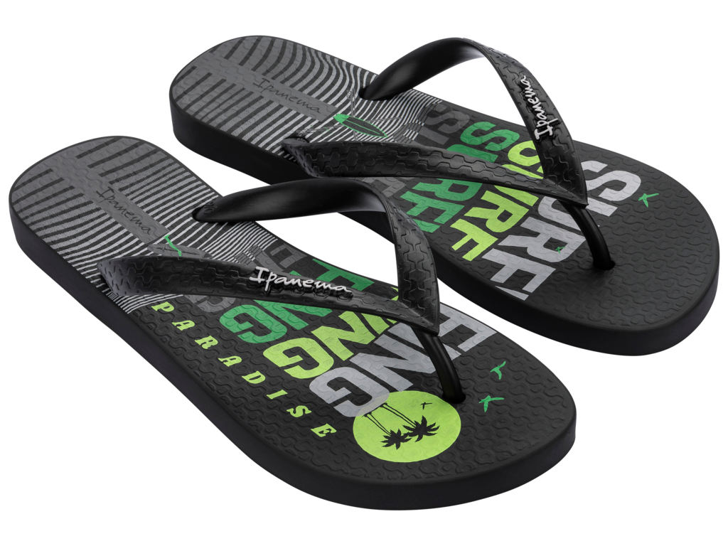 IPANEMA GRAPHICS AD BLACK/GREY/GREEN