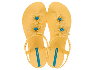 IPANEMA DUO FLOWERS SANDAL FEM YELLOW/BLUE