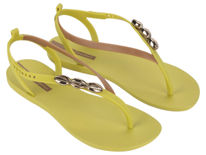 IPANEMA SALTY II SANDAL FEM GREEN/BEIGE/BRONZE